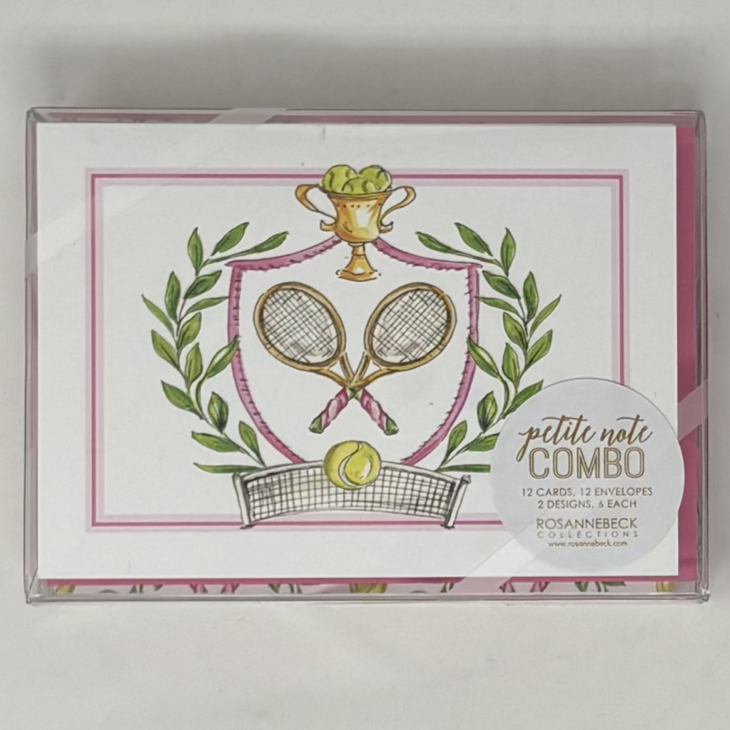 Rosanne Beck - Tennis Folded Notecards with Envelopes