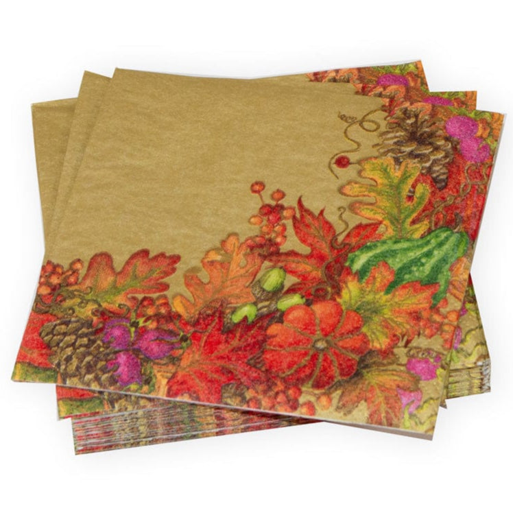 Caspari - Paper Napkins - Harvest
