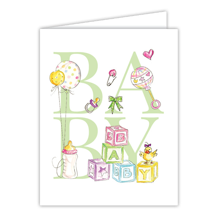 Rosanne Beck - Greeting Card - Baby Shower