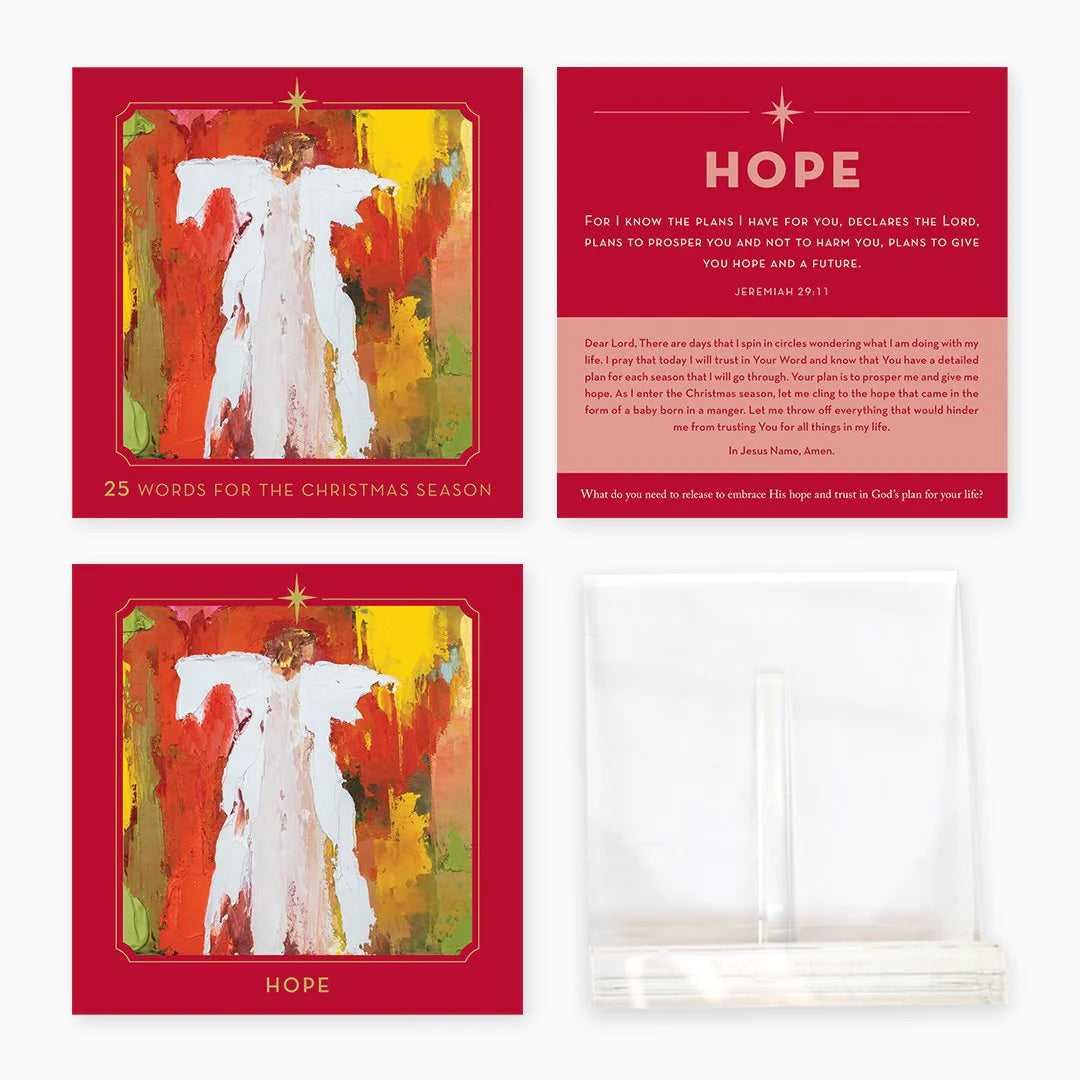 Anne Neilson - 25 Words For The Christmas Season with Acrylic Stand