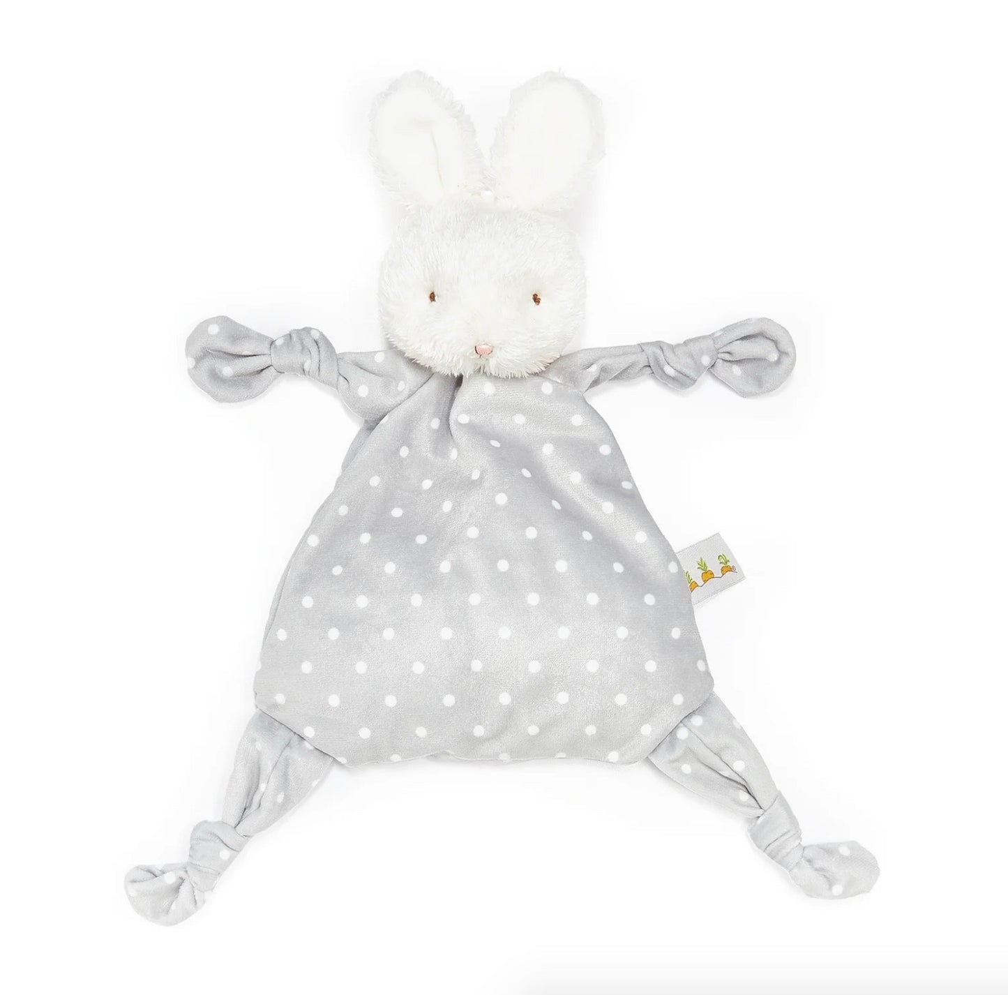 Grey and White Dot Bunny Lovey
