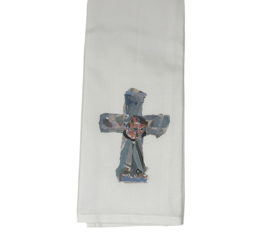 Rosanne Beck - Blue Cross Kitchen Towel