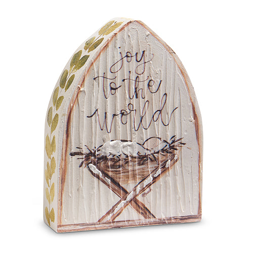 Wooden Manger Decor