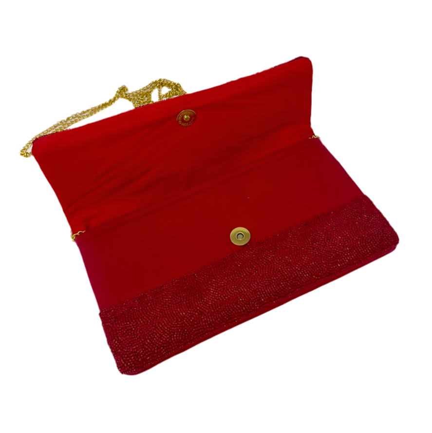 Dawgs Beaded Clutch