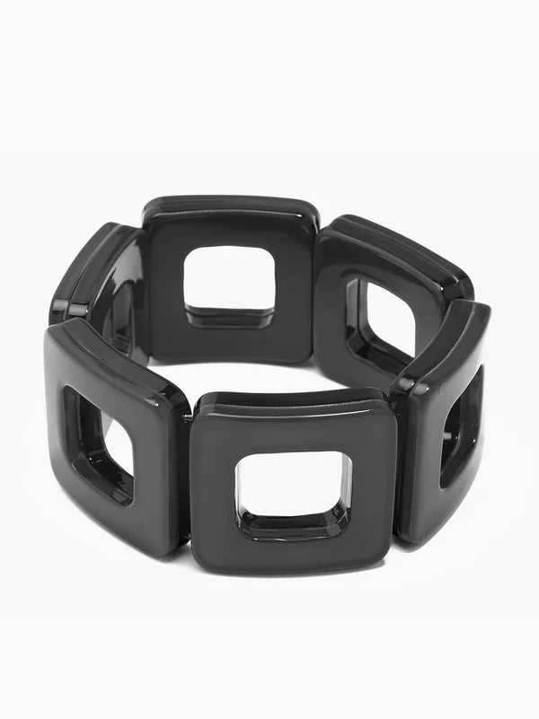 Resin Square Bracelet - 3 Colors