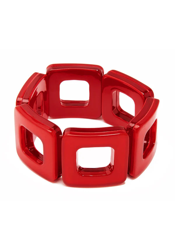 Resin Square Bracelet - 3 Colors