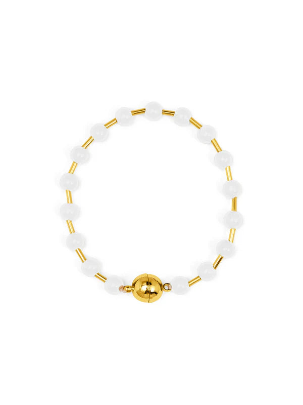 Glass Bead Magnet Closure - Necklace & Bracelet