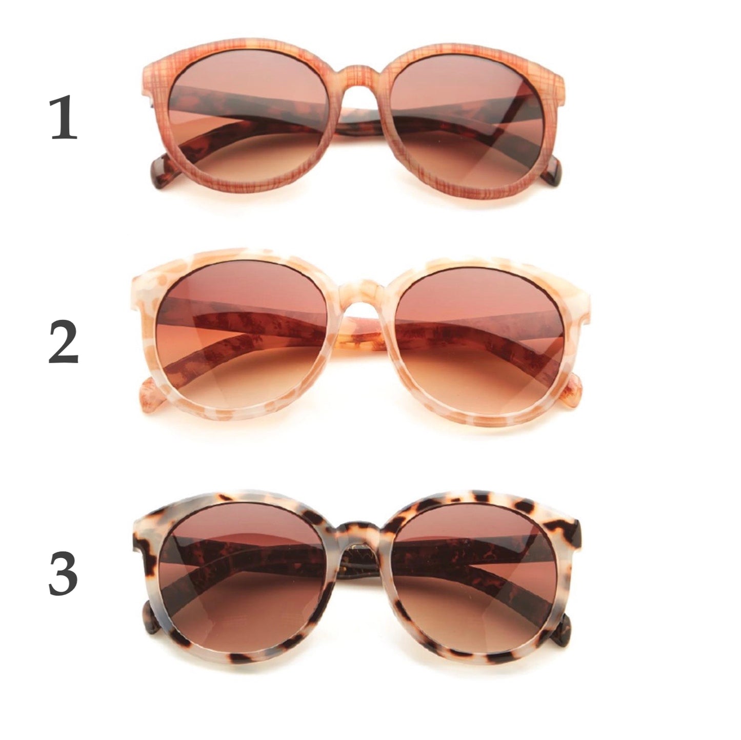 Sunglasses in Brown Tones