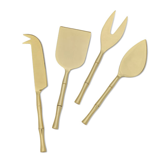 Bamboo Gold Cheese Servers