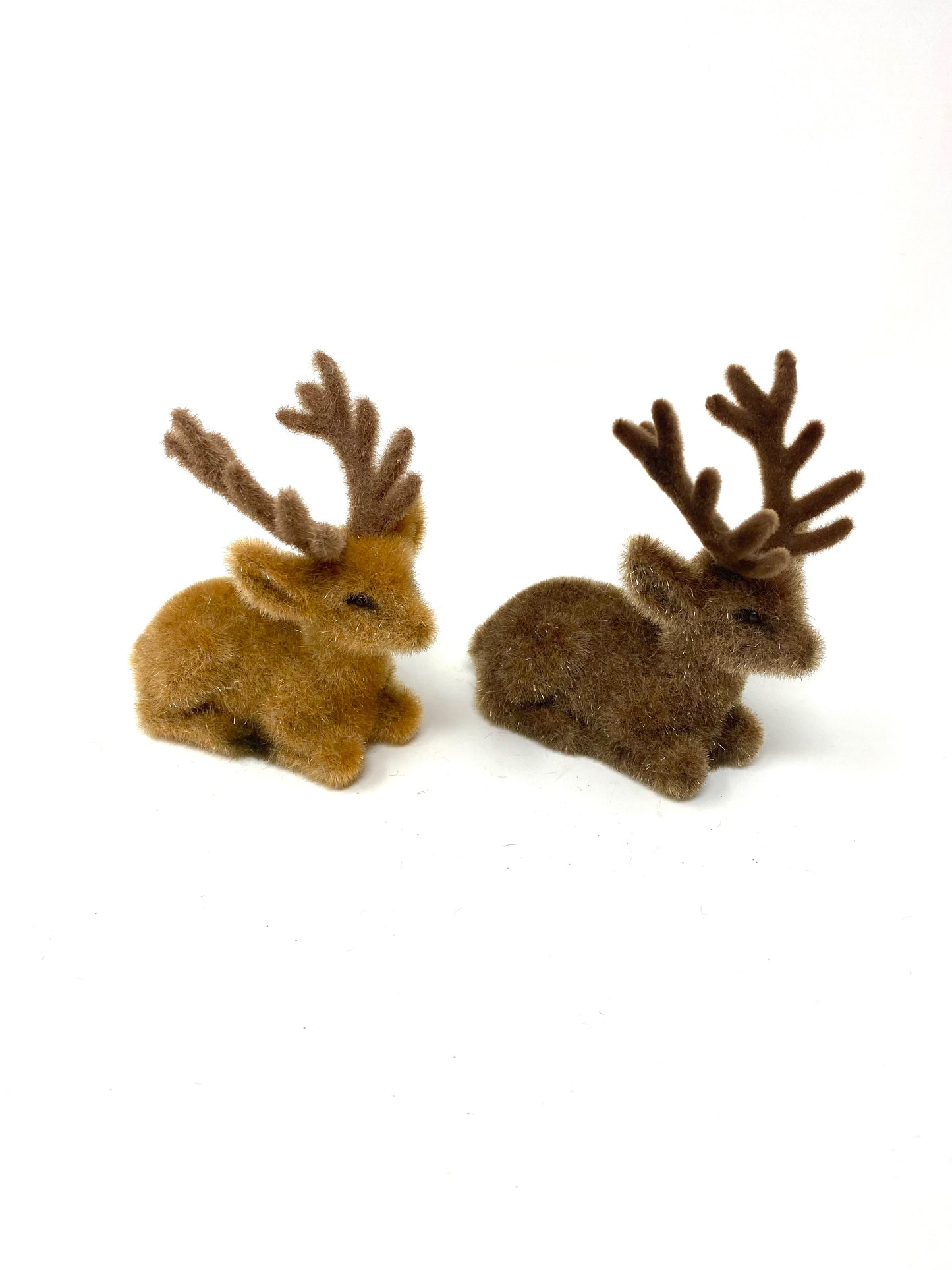 Brown Flocked Deer