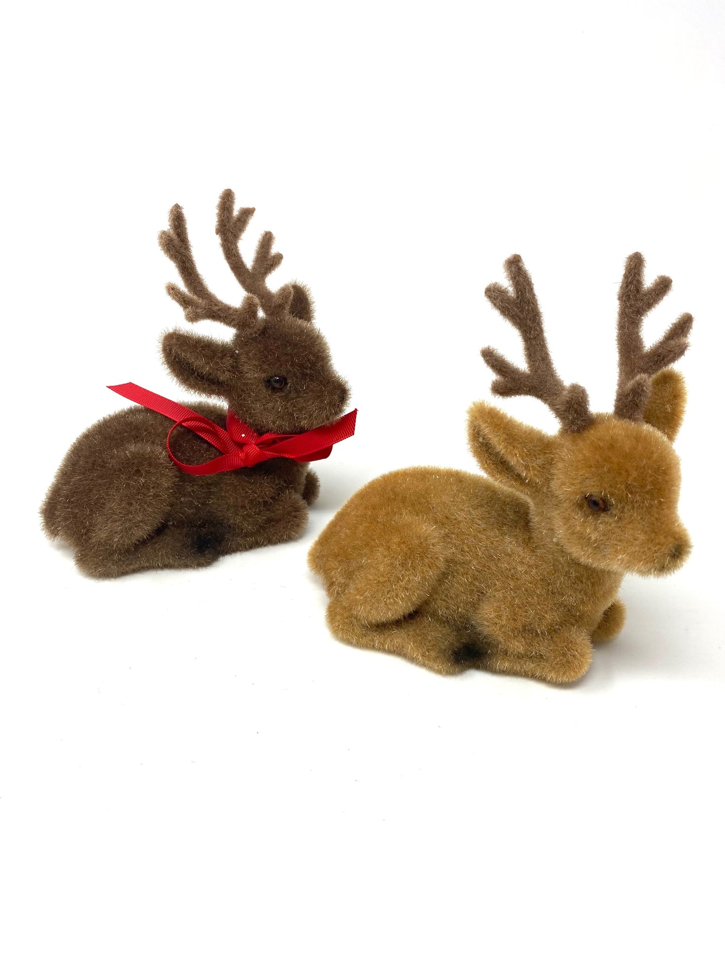 Brown Flocked Deer
