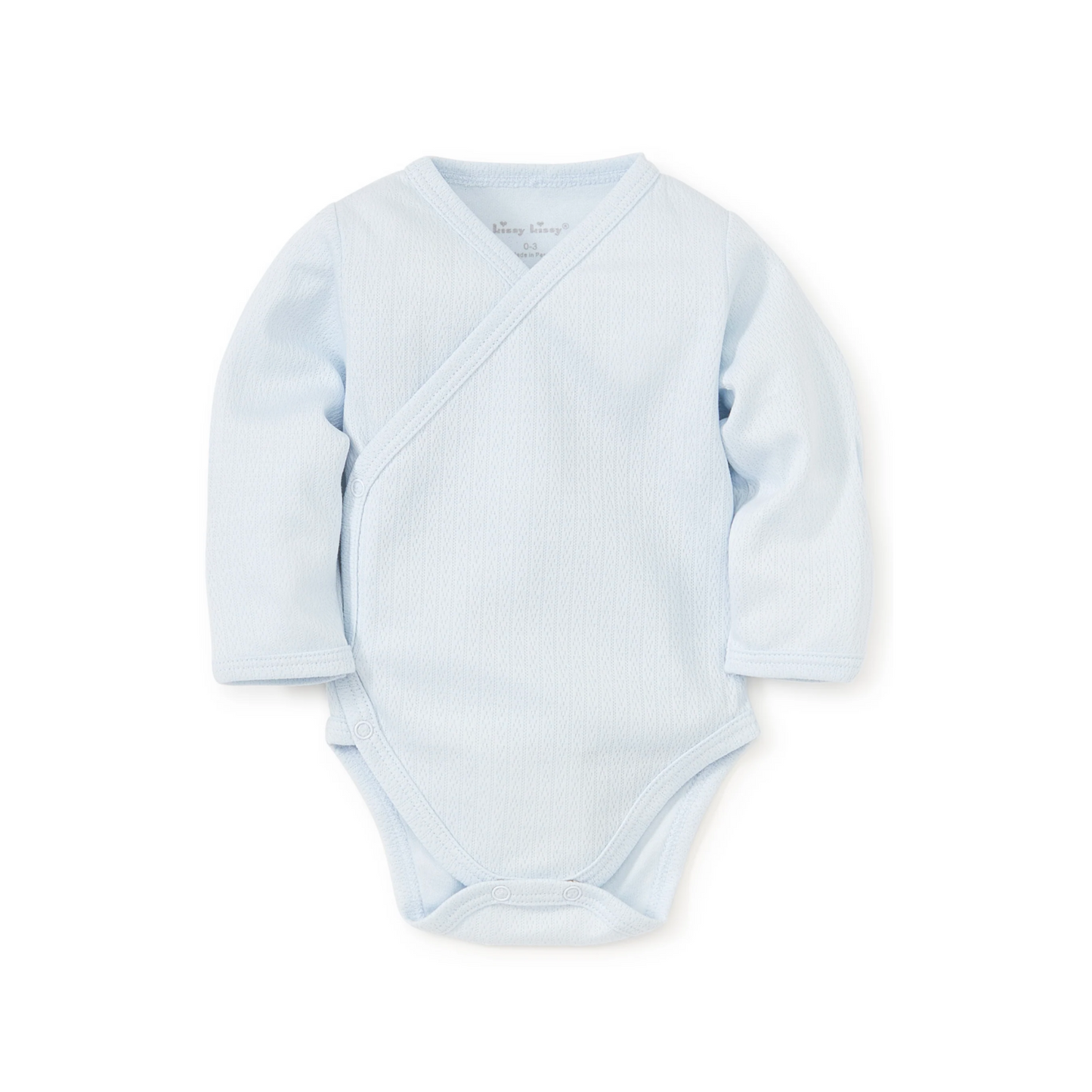 Kissy Kissy - Blue Long Sleeve Onesie