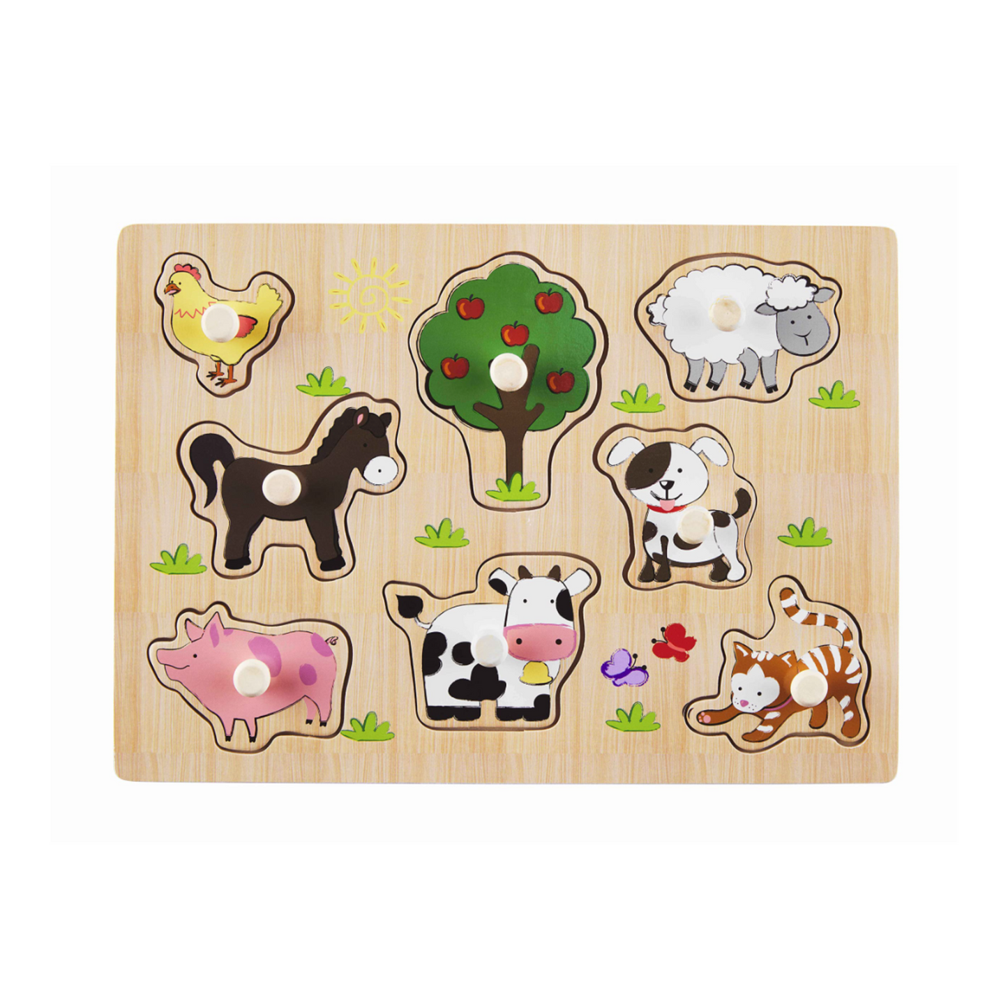 Farm Animals Wood Puzzle