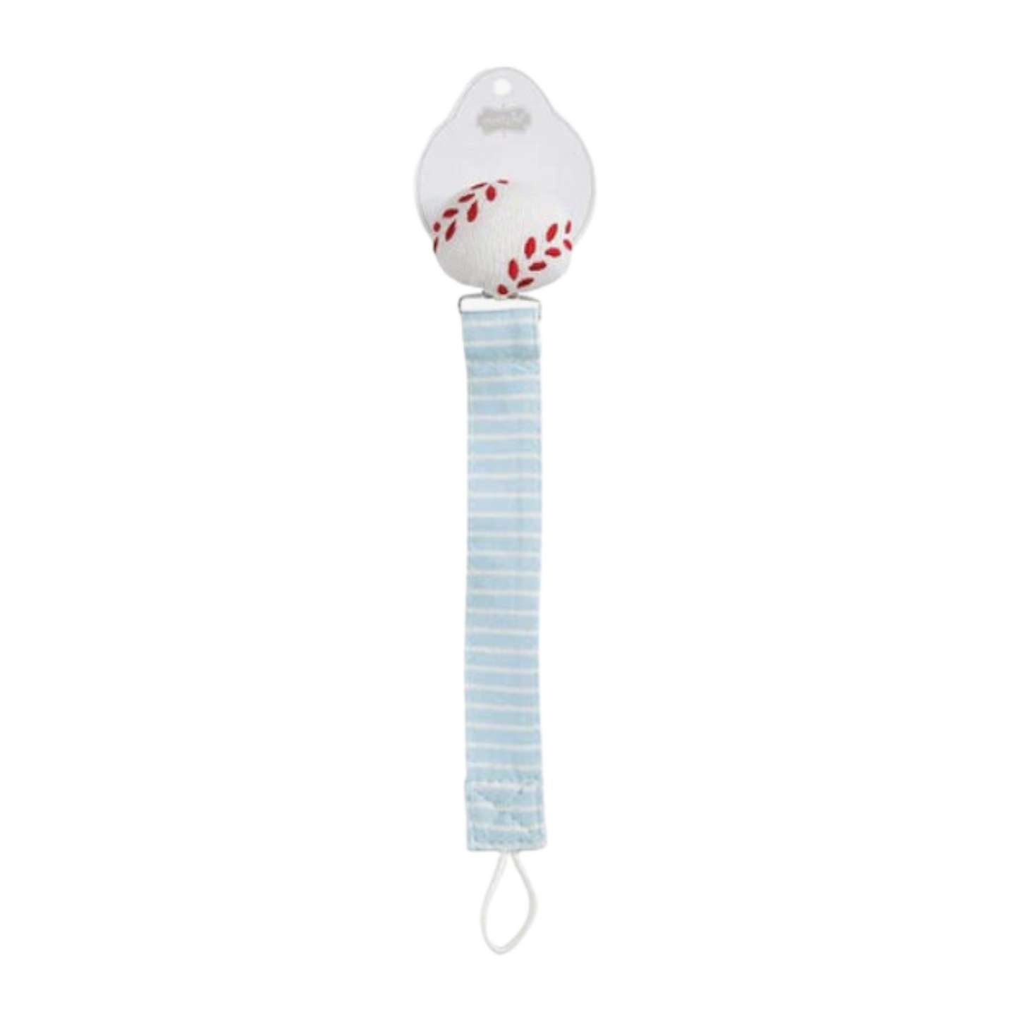 Baseball Pacifier Clip