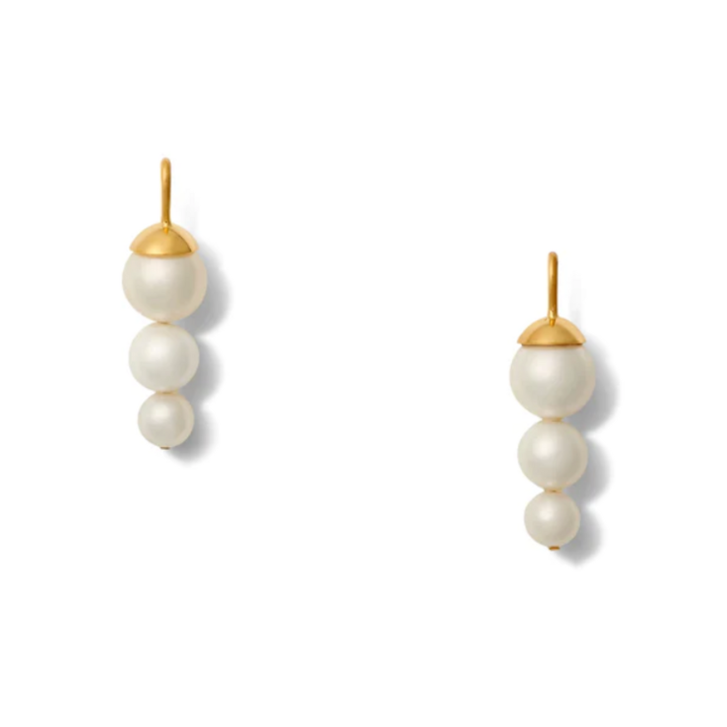 Catherine Canino - Three Pearl Drop Earring