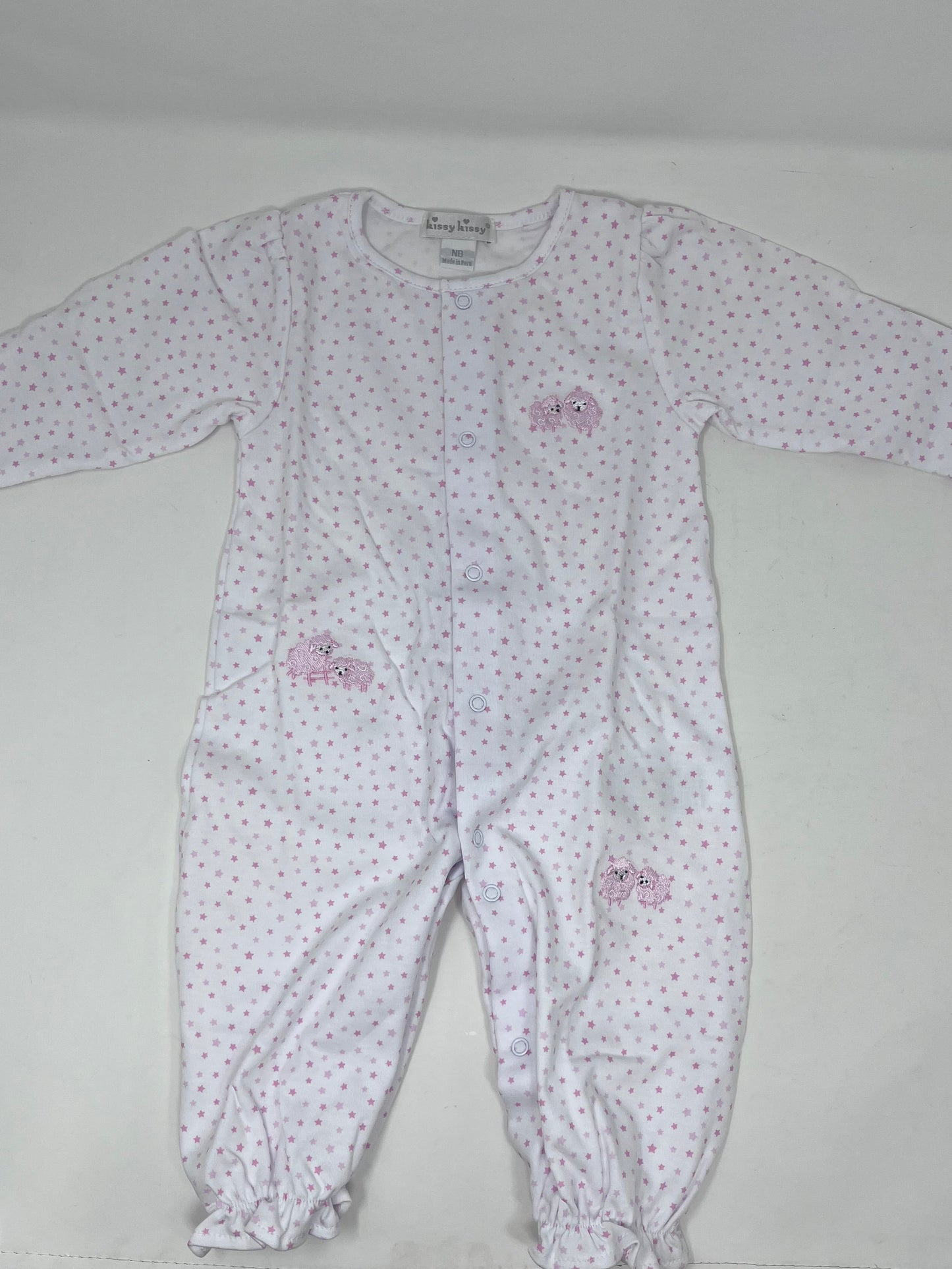 Kissy Kissy - Converter Gown Embroidered Sheep - Three Colors