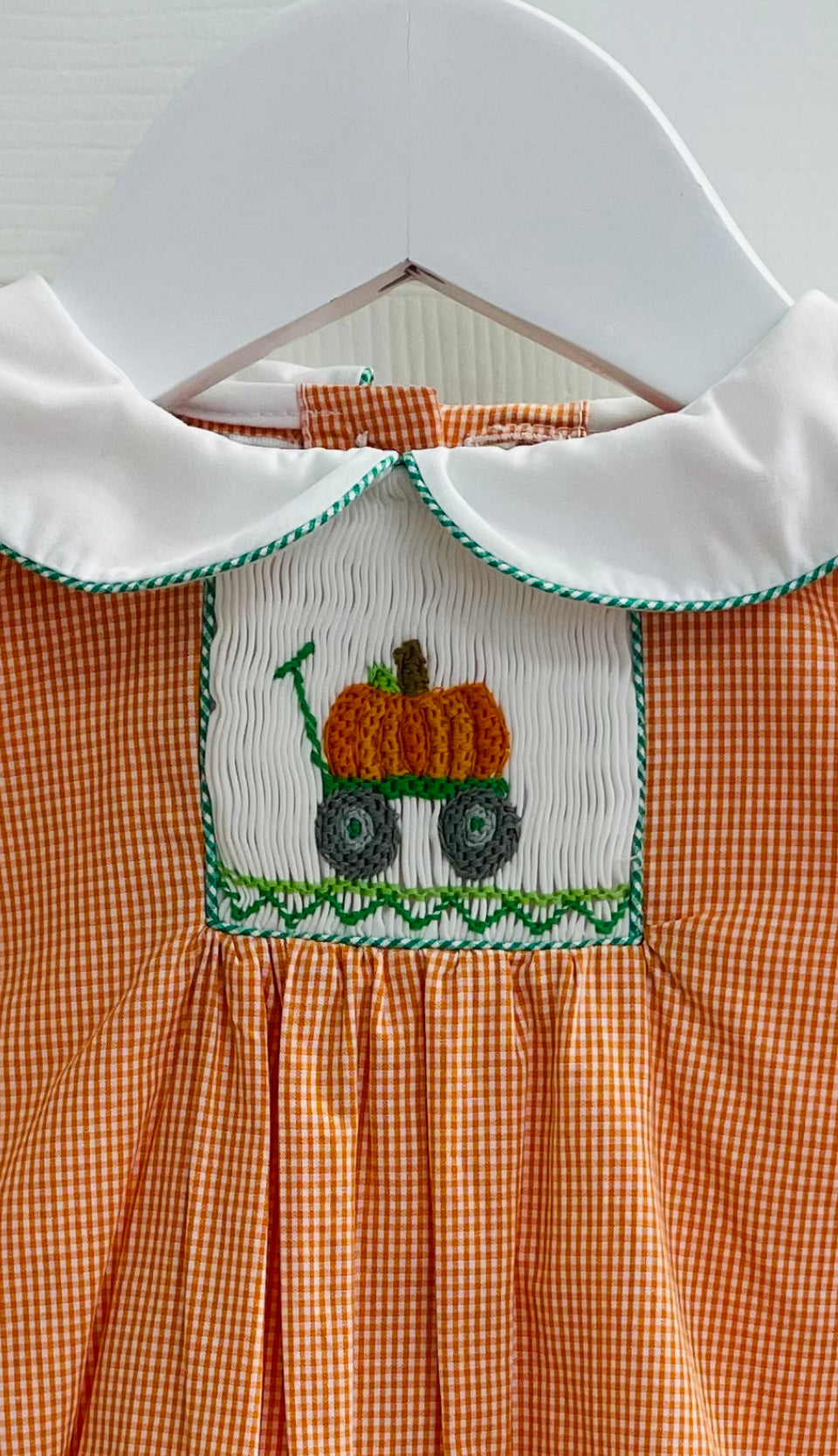 Boys Orange Pumpkin Bubble