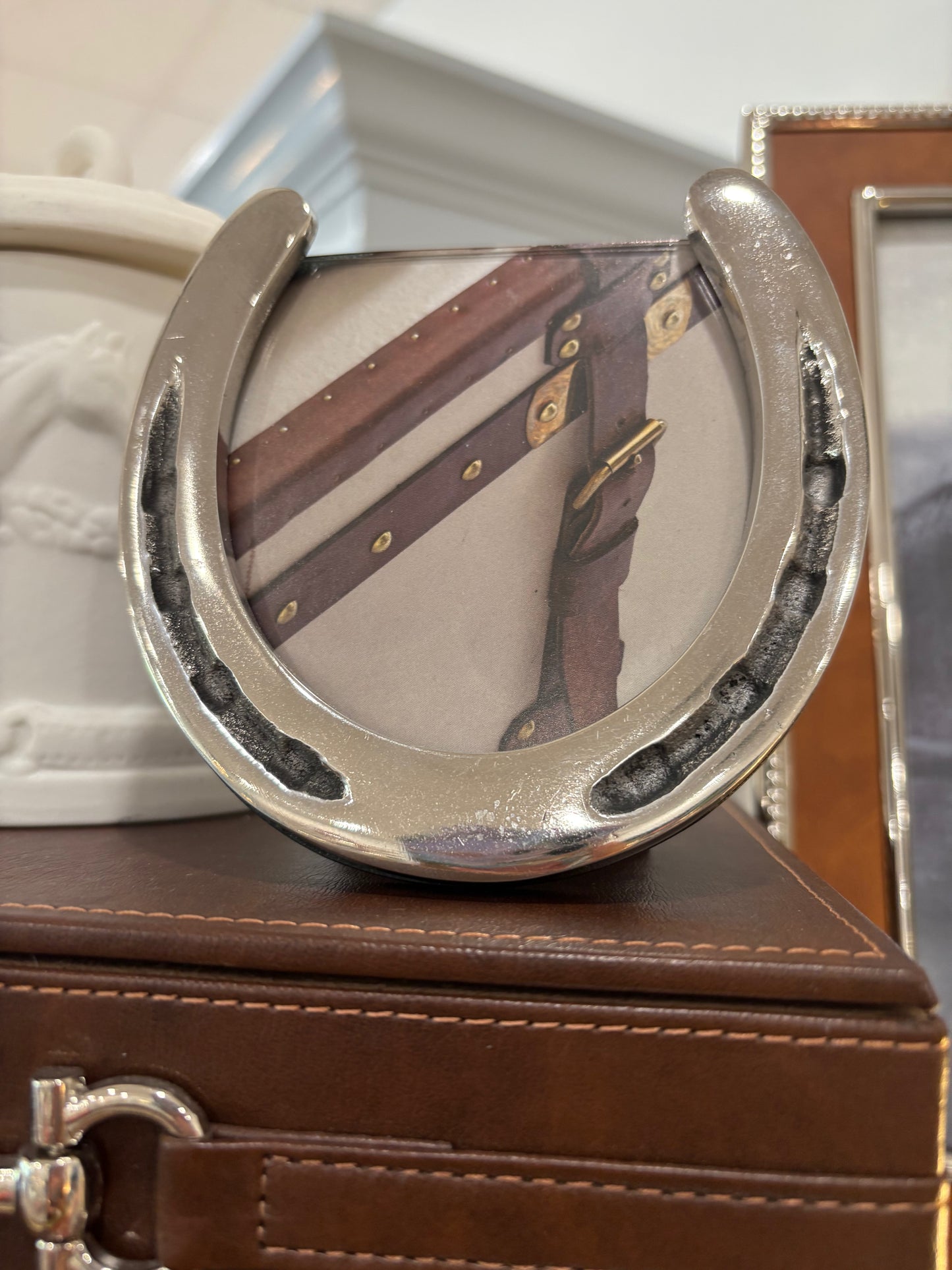 Silver Horseshoe Frame