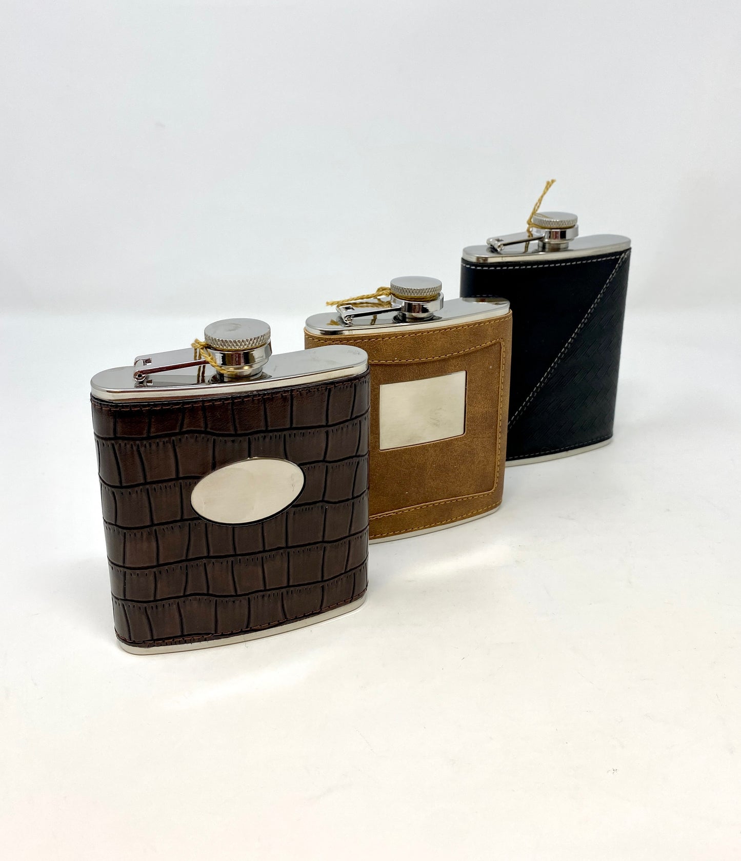 Leather Flasks - 3 Variants