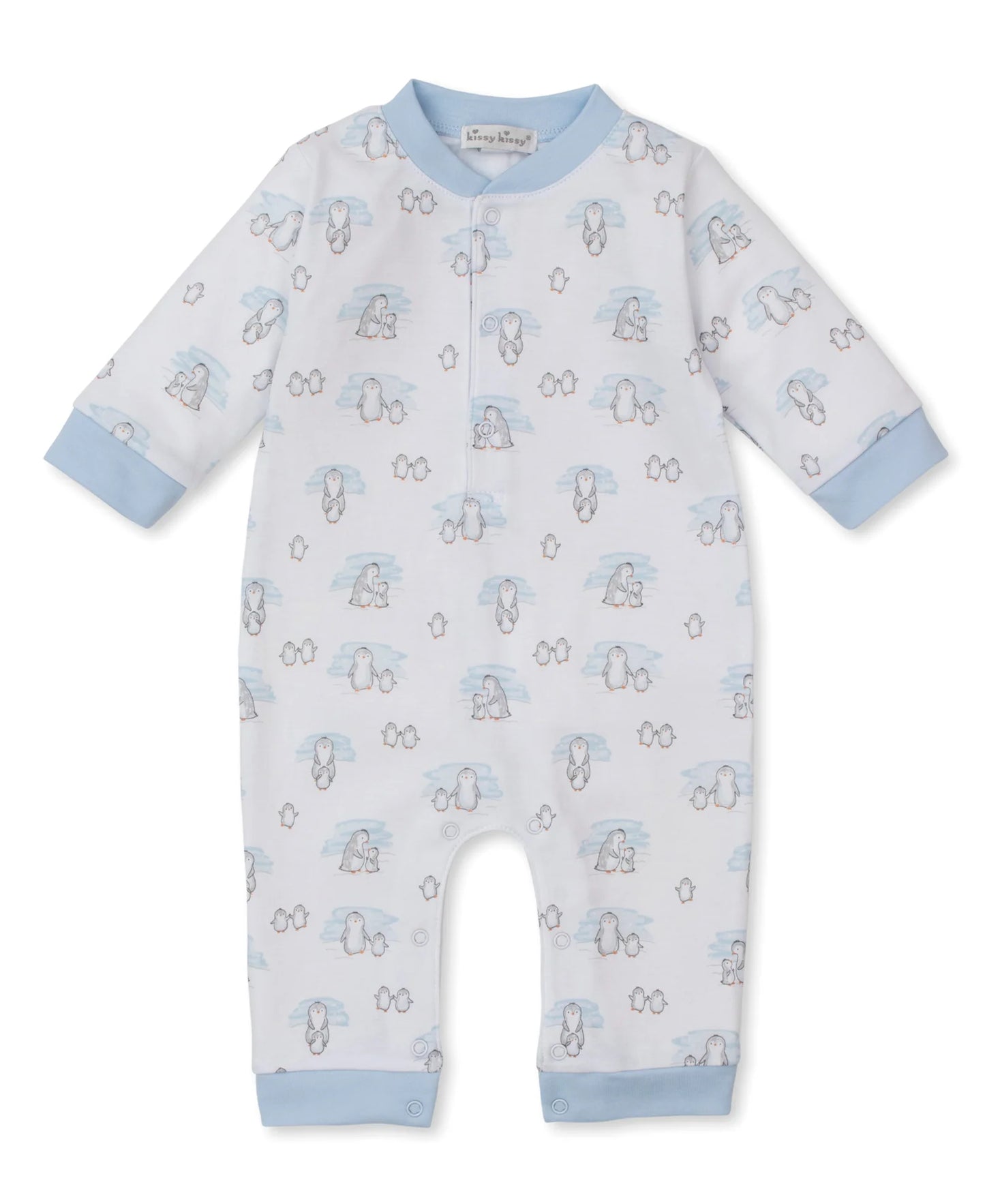 Kissy Kissy - Penguin Playsuit - Pink or Blue
