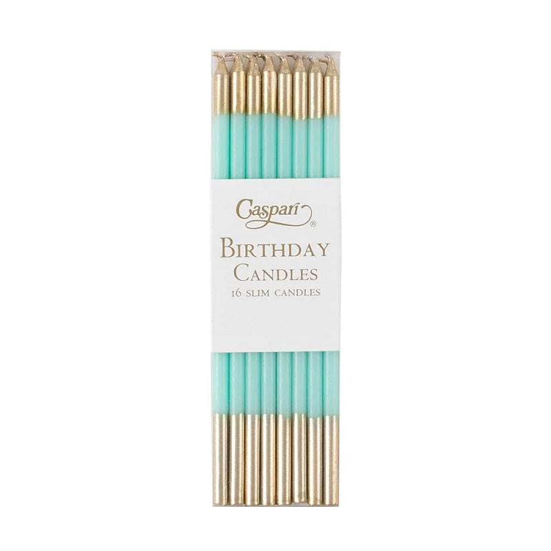 Caspari - Slim Birthday Candles - Multiple Colors