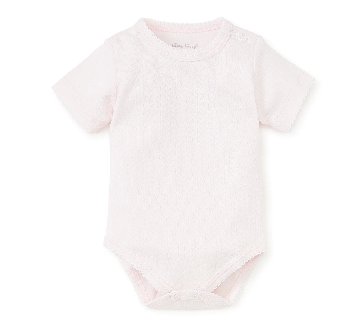 Pink Short Sleeve Onesie