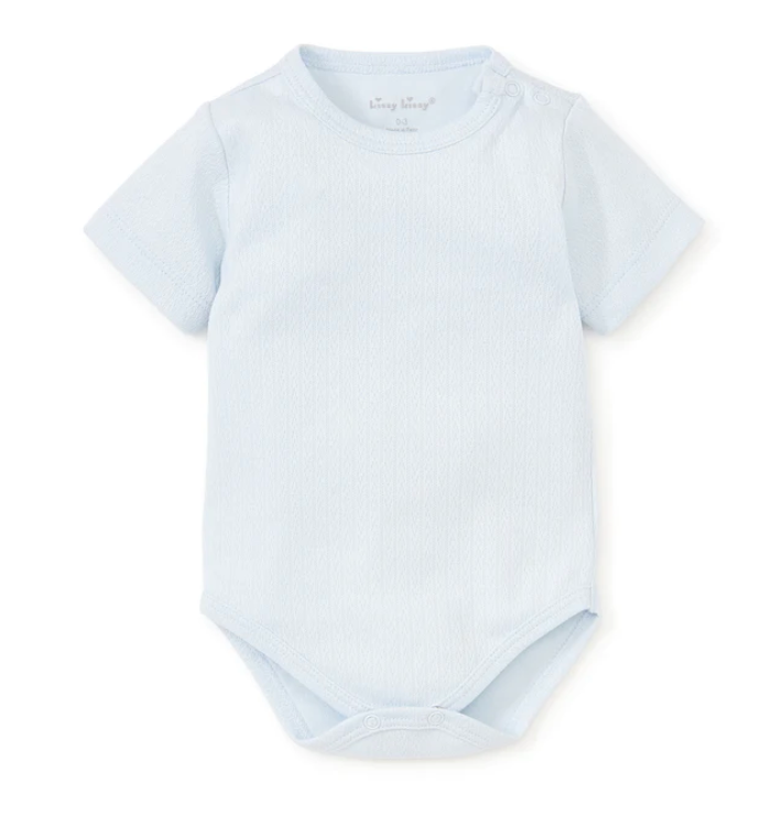 Kissy Kissy - Blue Short Sleeve Onesie