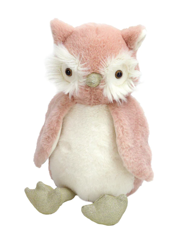 Pink Owl Stuffed Animal
