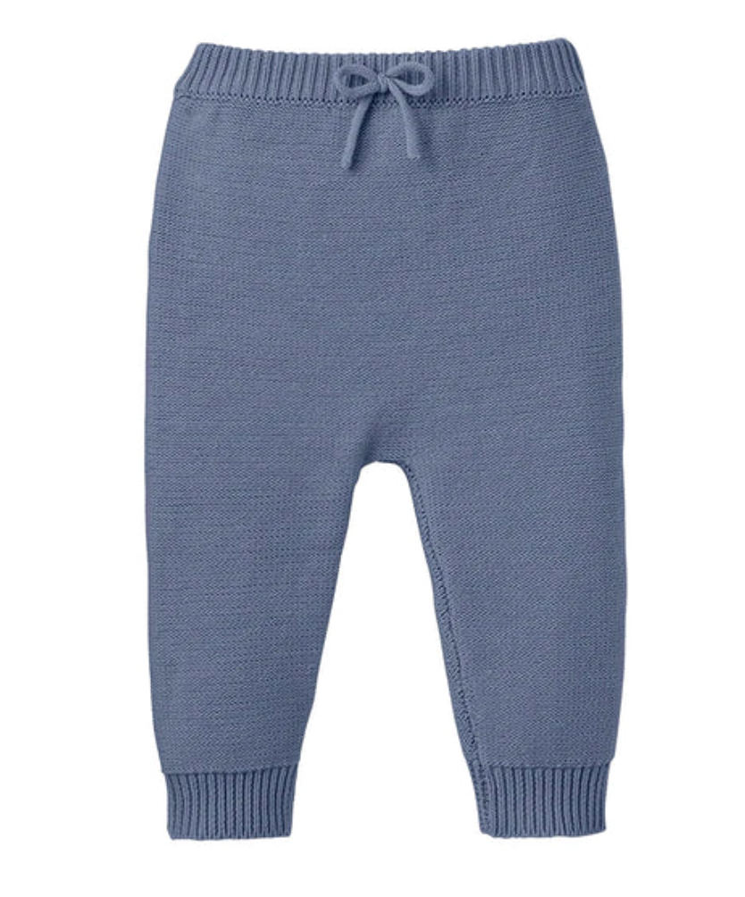 Blue Sweater and Pant Set