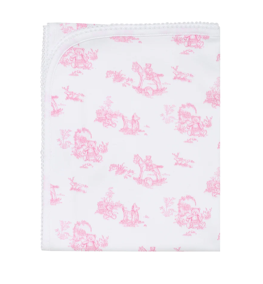 Toile Baby Blanket