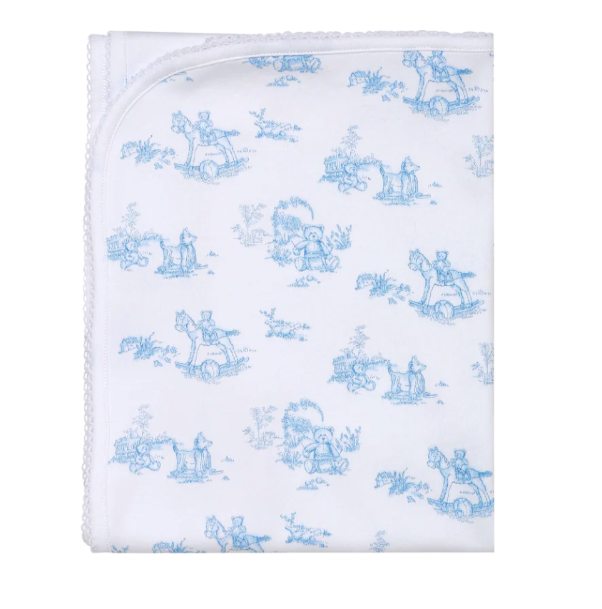 Toile Baby Blanket