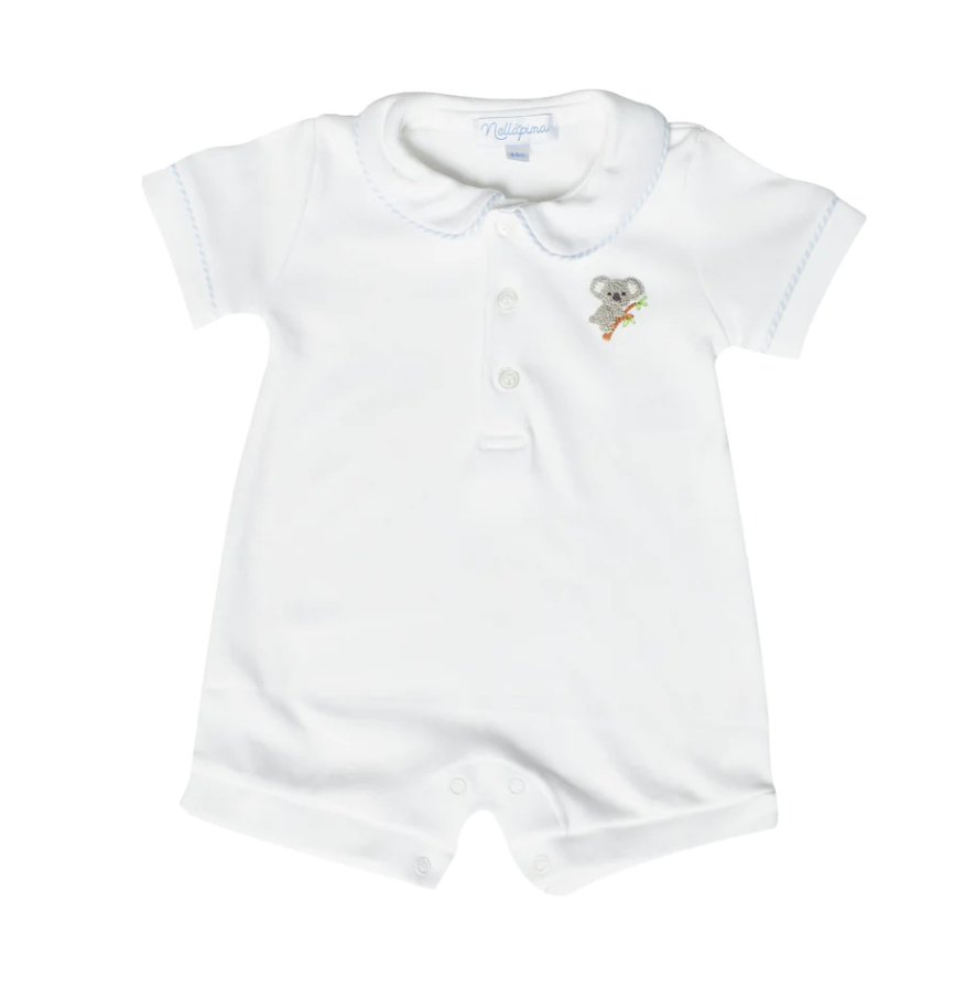 White Koala Romper