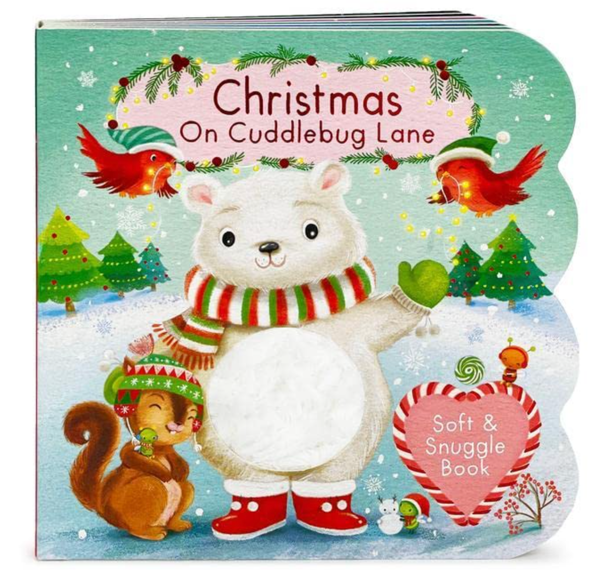 Christmas on Cuddlebug Lane - Touch/Feel Board Book