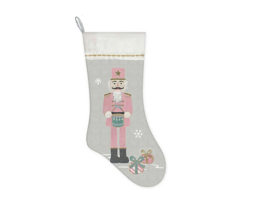 Mon Ami - Pink Nutcracker Stocking