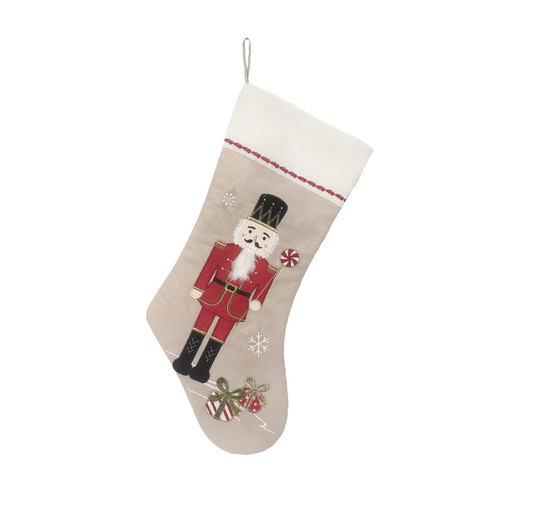 Mon Ami - Red Nutcracker Stocking
