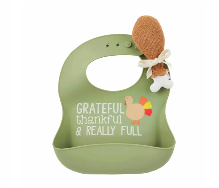 Grateful Thankful Bib