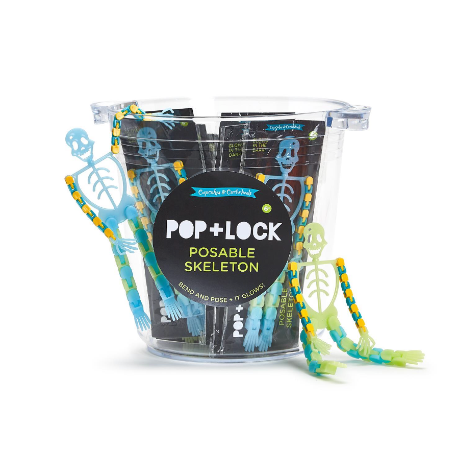 Cupcakes and Cartwheels - Glow in the Dark Pop and Lock Skeleton