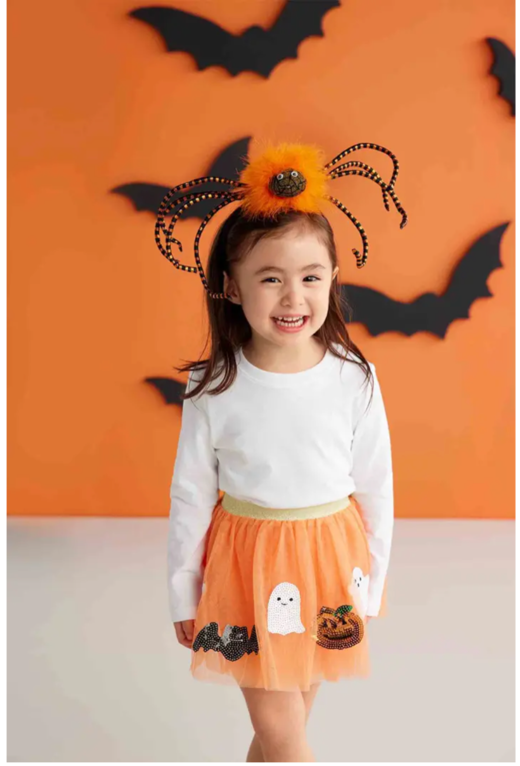 Orange Sequin Halloween Tutu