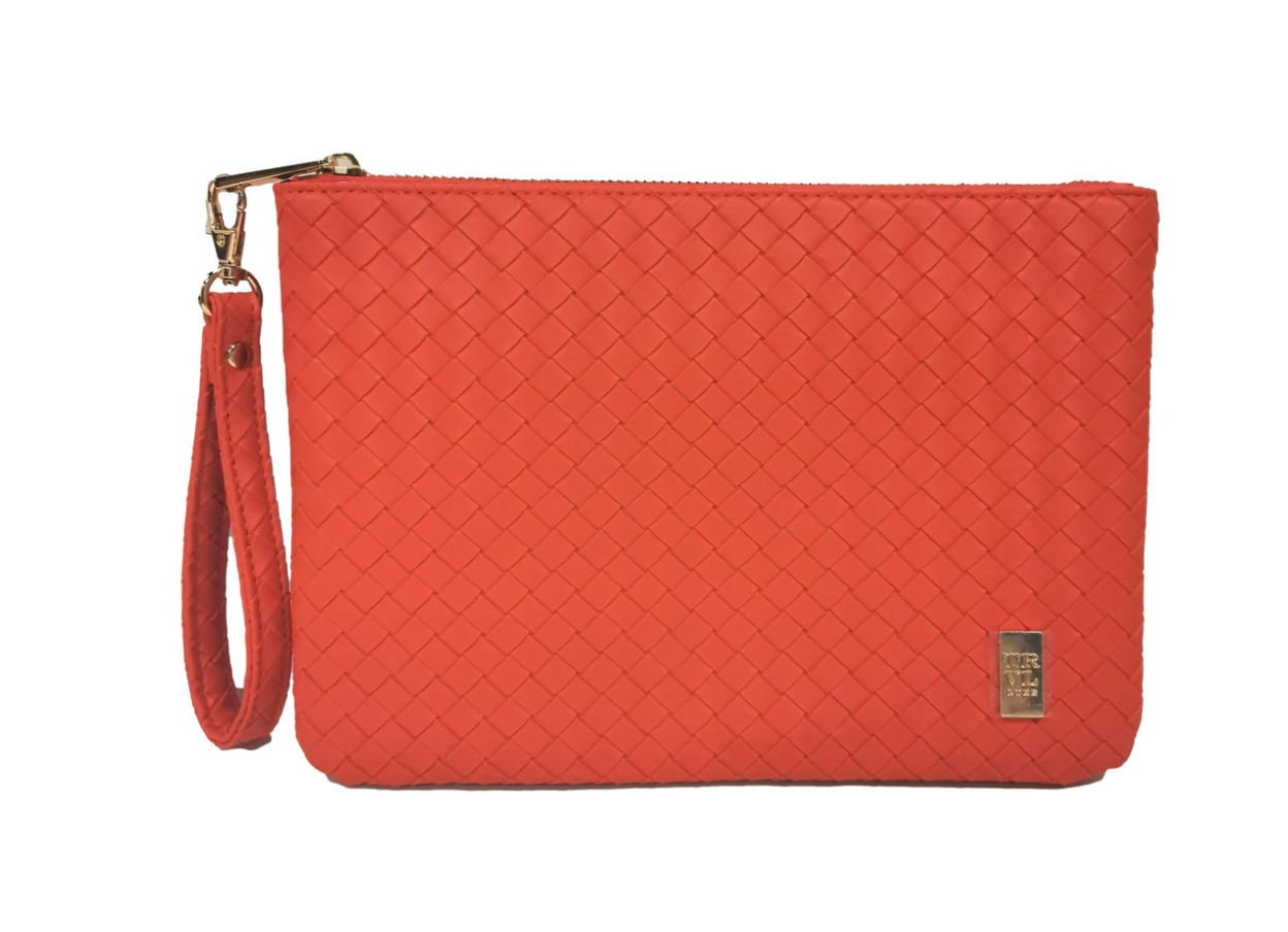 Woven Ladies Travel Wristlet - 2 Colors