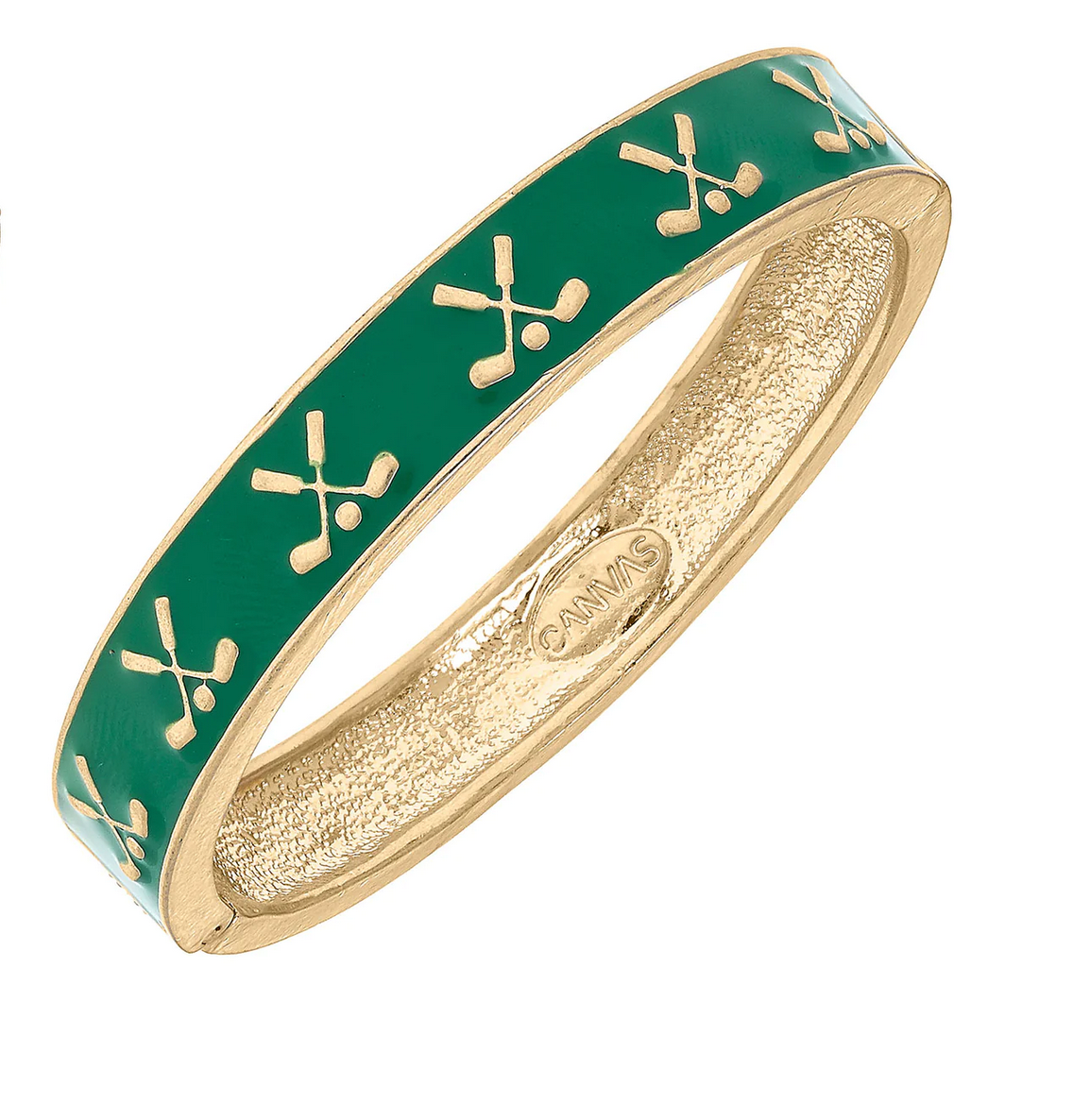 Golf Club Bangle in Green