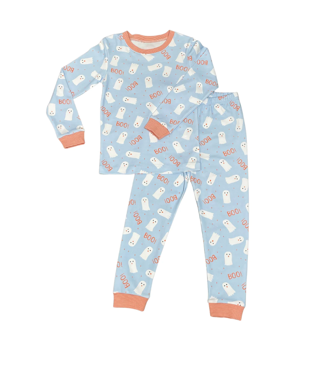 James and Lottie - Boo Halloween Pajama in Blue