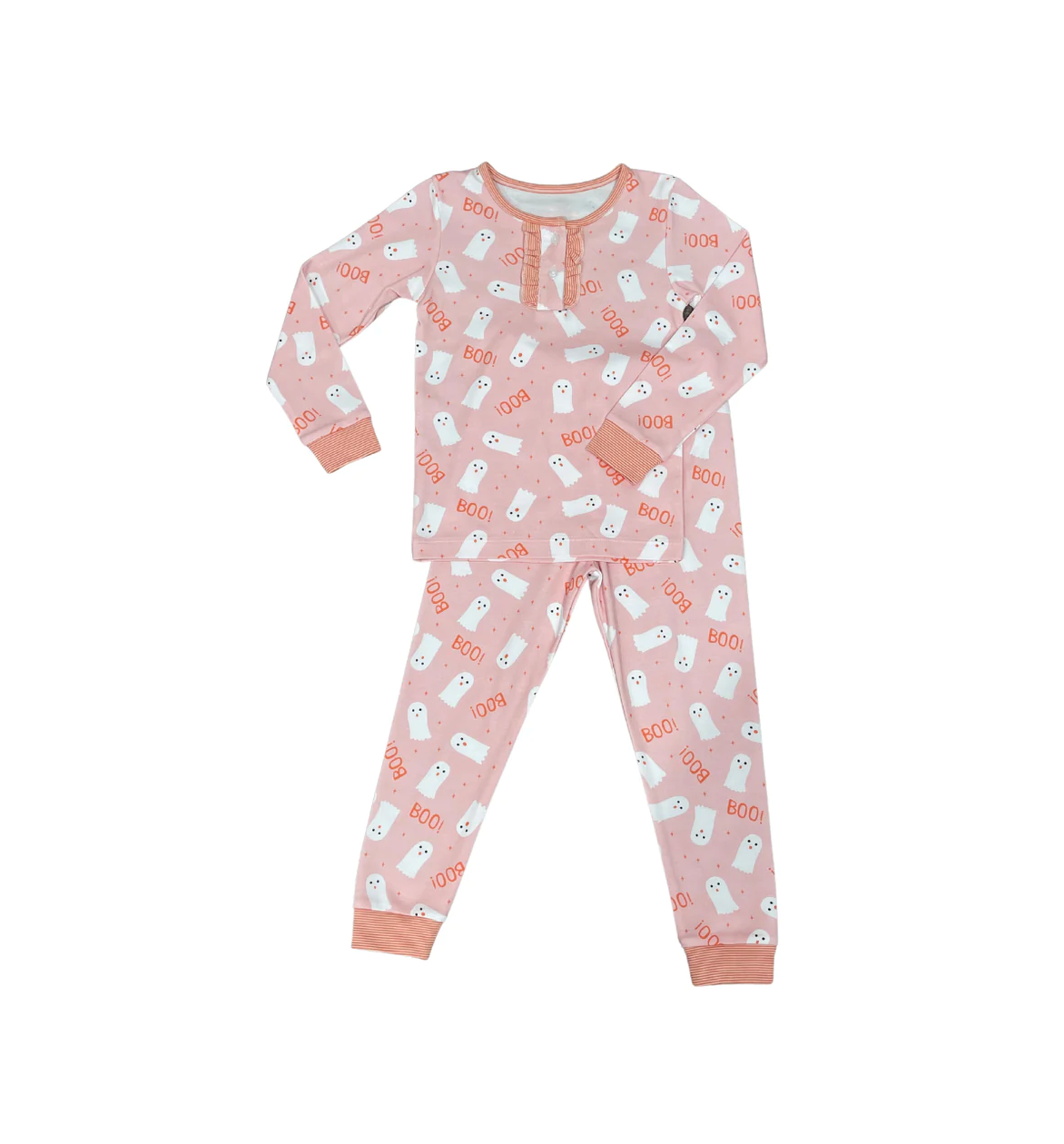 James and Lottie - Pink Boo Halloween Pajama Set