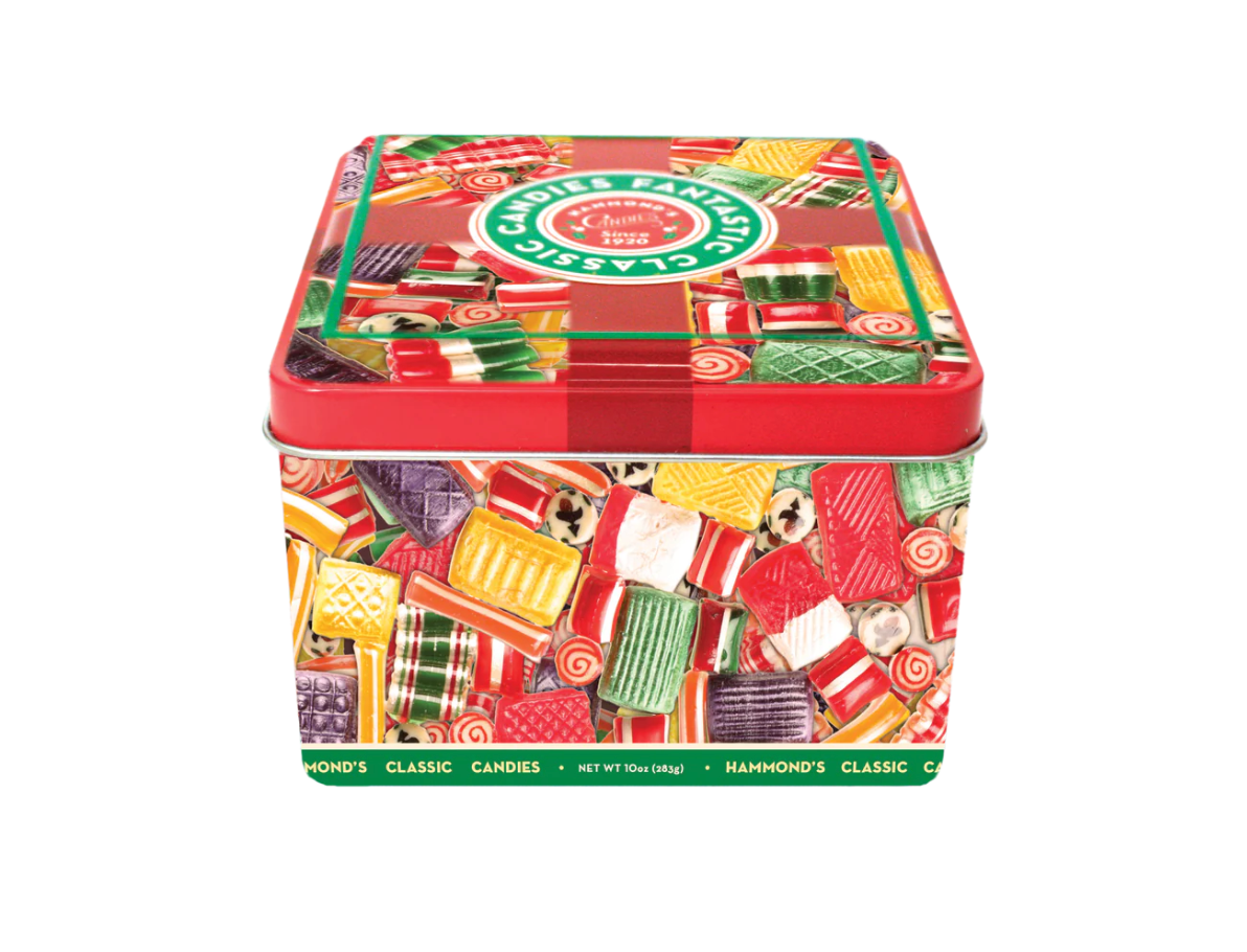 Classic Christmas Candy Gift Tin
