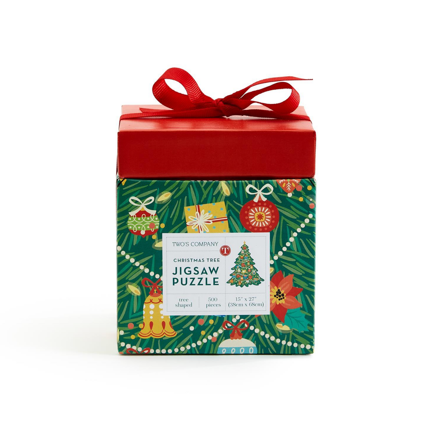 Christmas Tree Puzzle in a Gift Box