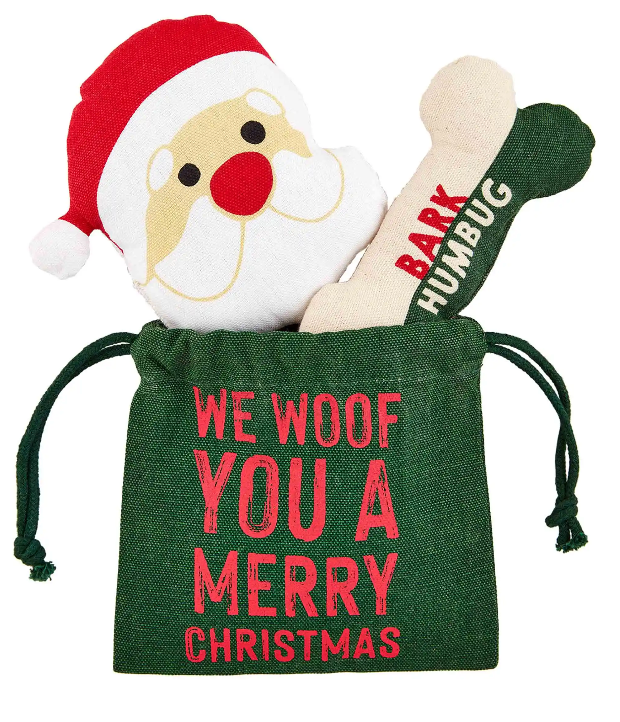 Dear Santa Dog Toys - 3 Assorted Styles