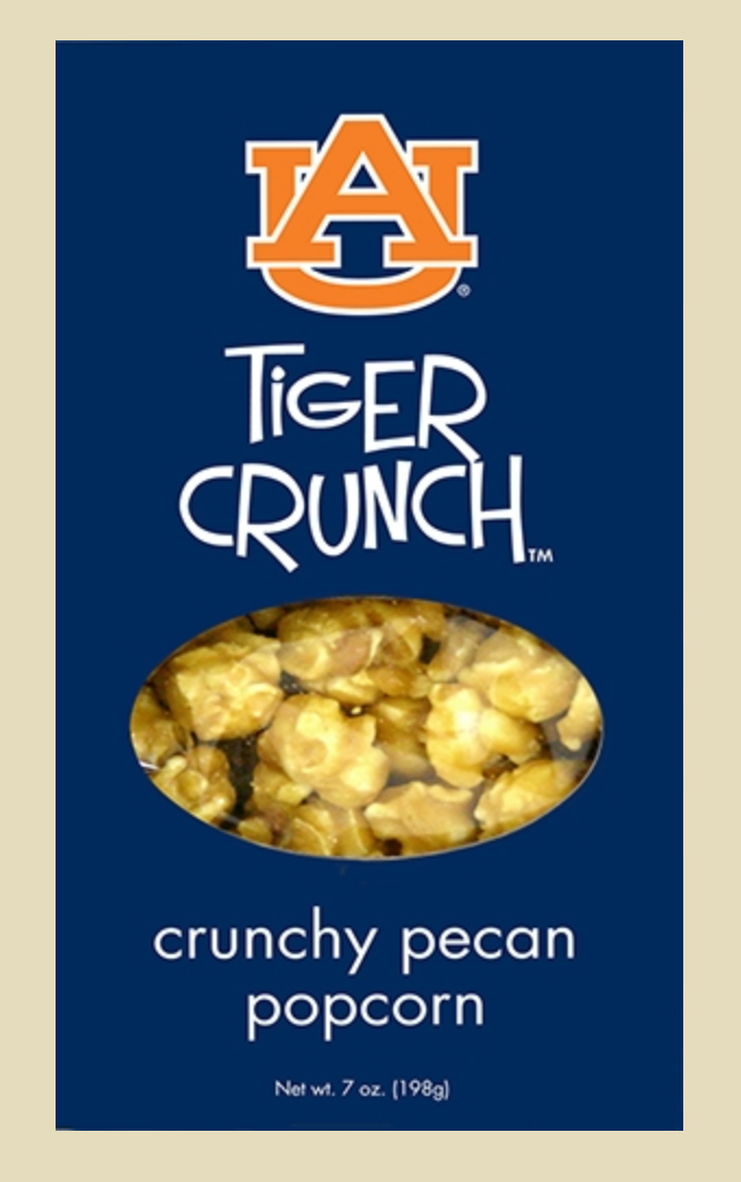 Auburn Tiger Crunch Pecan Popcorn