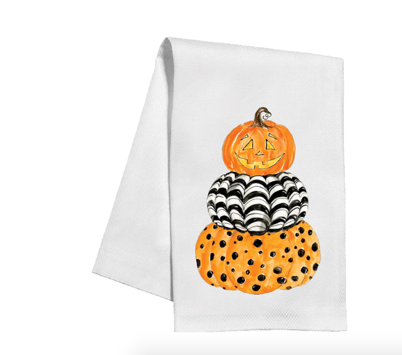 Stacking Pumpkins Kitchen towel