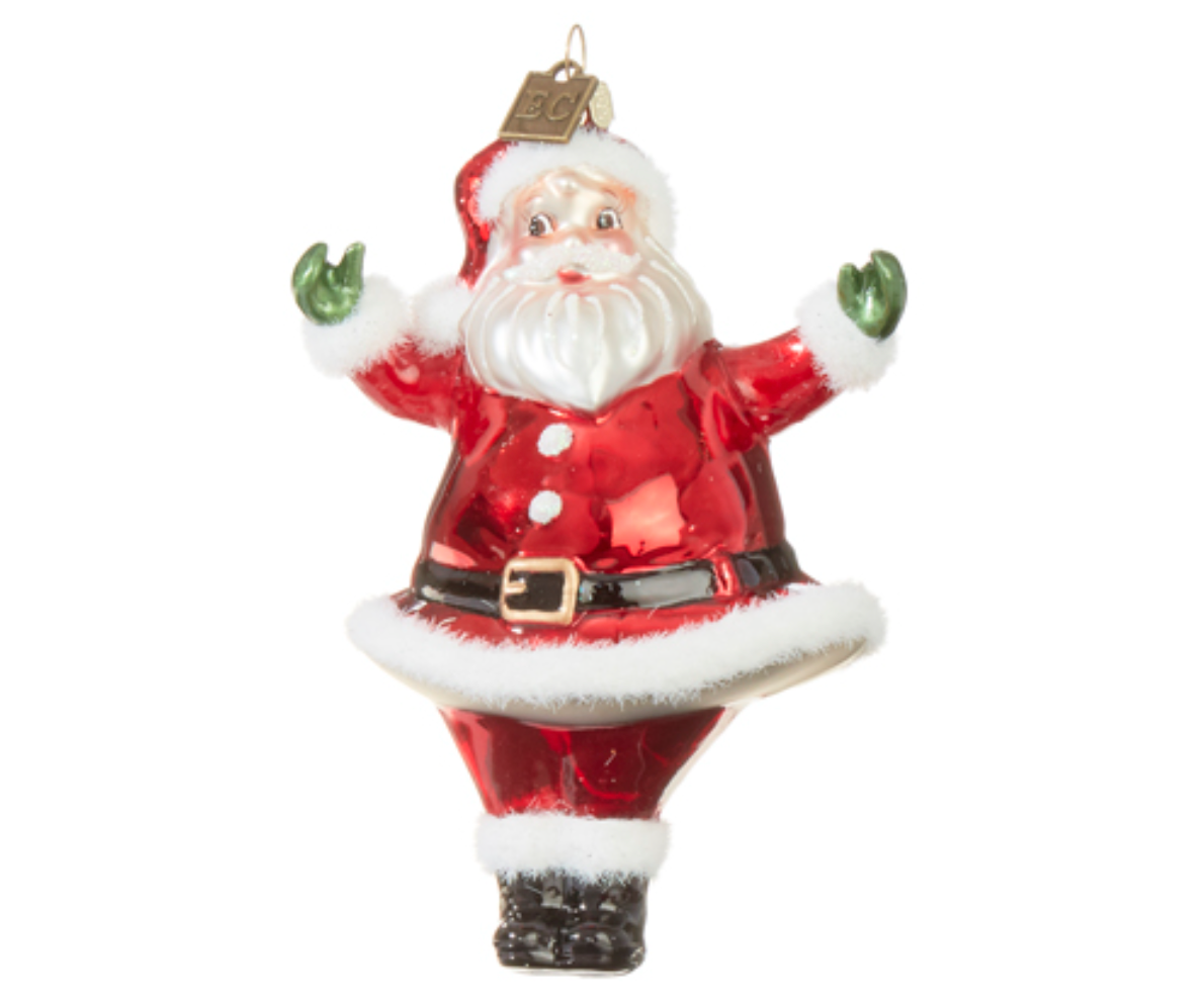 Retro Santa Ornament