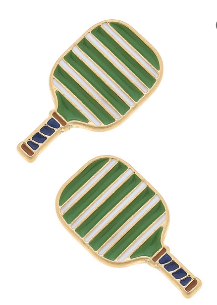 Pickleball Paddle Stud Earrings