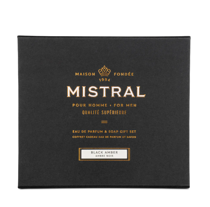 Mistral - Black Amber - Soap or Cologne